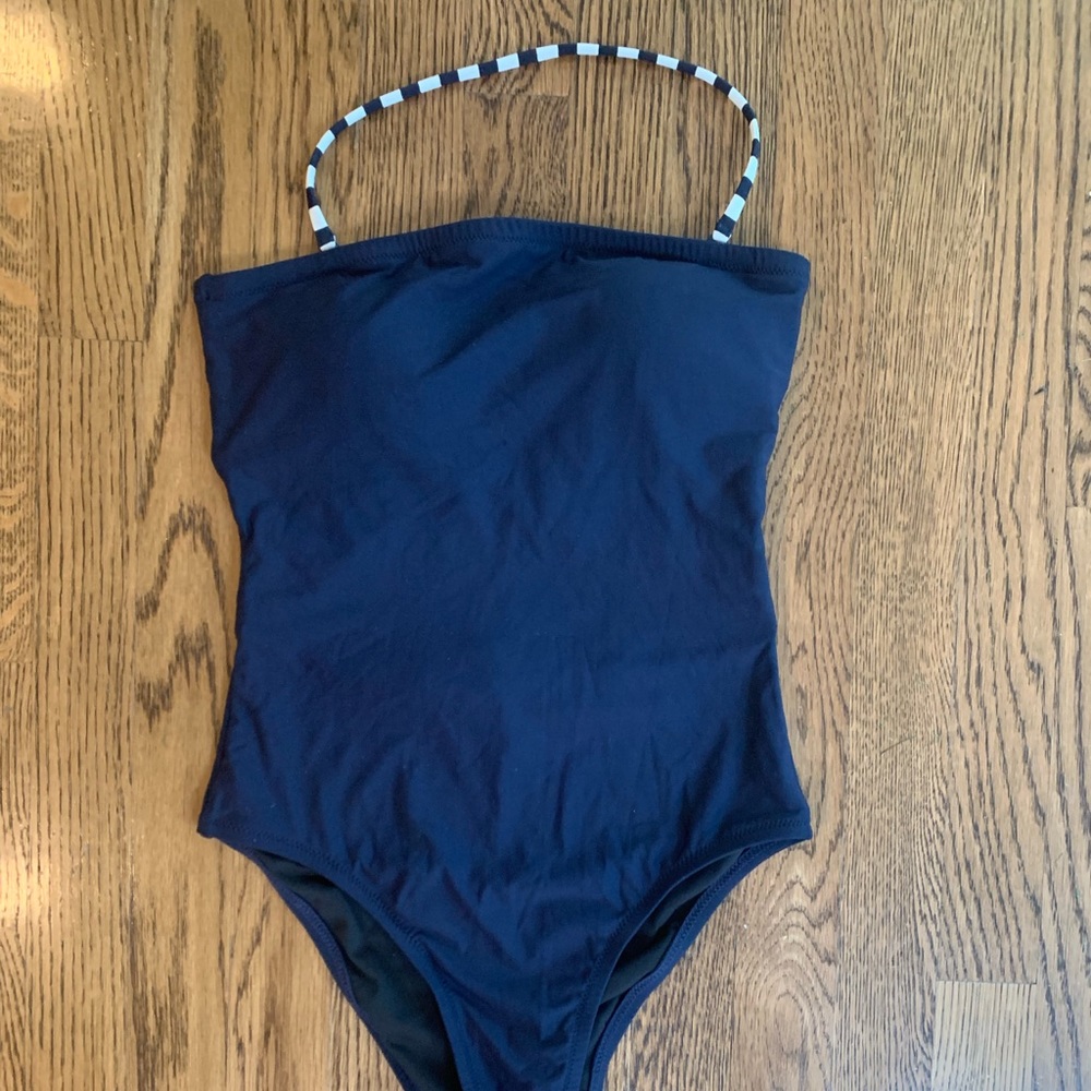Jcrew Cross-back Bandeau One-piece